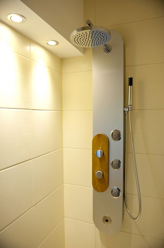 Shower with Multi-Function Fixtures